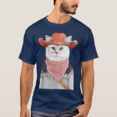 Rodeo Cat girl Tシャツ (正面)