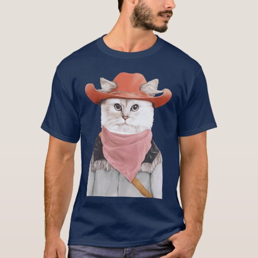 Rodeo Cat girl Tシャツ (正面)
