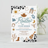 Rodeo Cowboy 2nd Birthday Invitation 招待状 (スタンド正面)