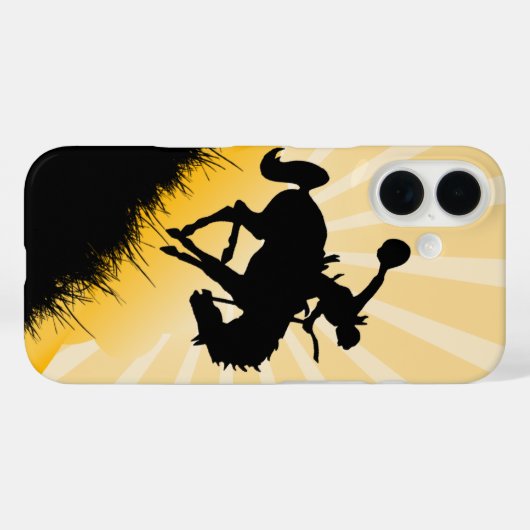 Rodeo Cowboy iPhone Case Case-Mate iPhoneケース (裏面 (横))