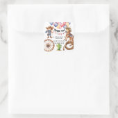 Rodeo Cowboy Thank you Party Stickers スクエアシール (バッグ)