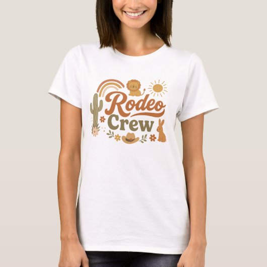 Rodeo Crew Parents Birthday Shirts | Mum Dad Match Tシャツ (正面)