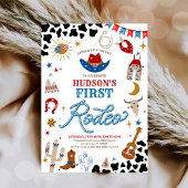 Rodeo First Birthday Invitation 招待状