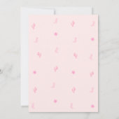 Rodeo Let's go girls 招待状 (裏面)