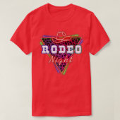 Rodeo Night Leopard Neon Cowboy Hat672 Tシャツ (デザイン正面)
