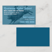 Rodeo School | Bull Rider Training / Instructor 名刺 (正面/裏面)