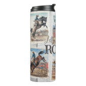 Rodeo Western Cowboy Horse Bucking タンブラー (回転左)