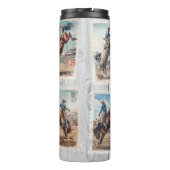 Rodeo Western Cowboy Horse Bucking タンブラー (裏面)