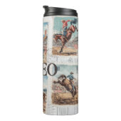 Rodeo Western Cowboy Horse Bucking タンブラー (回転右)