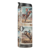 Rodeo Western Cowboy Horse Bucking タンブラー (回転右)