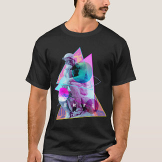 Rodin The Thinker像 – Vaporwave Eutique Gli Tシャツ
