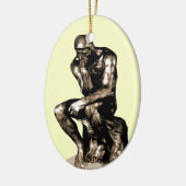 Rodin The Thinker Christmas Ornament セラミックオーナメント (左)