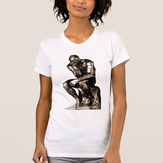 Rodin "The Thinker" - Tシャツ (正面)