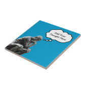 Rodin's Thinker – お使いのをカスタム追加考え タイル (側面)