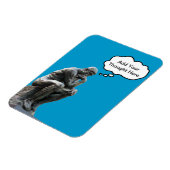 Rodin's Thinker – お使いのをカスタム追加考え マグネット (左側)