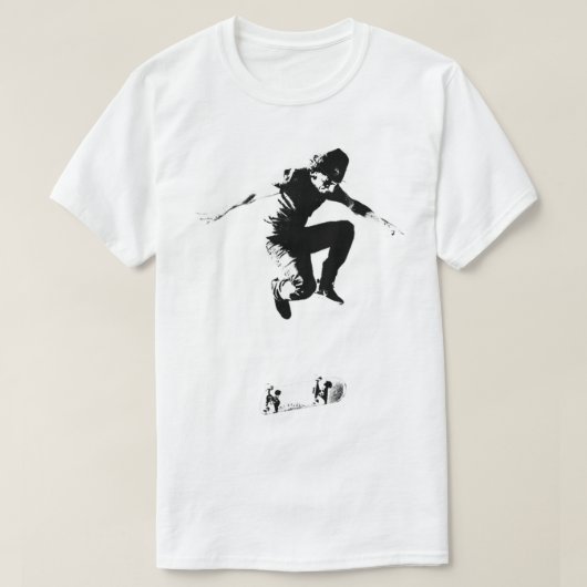 Rodney Mullen Treflip B_amp_Wグラフィック Tシャツ (デザイン正面)