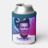 Rodrigo Duterte氏（フィリピン16代大統領） 缶クーラー (缶正面)