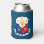 Rodrigo Duterte氏（フィリピン16代大統領） 缶クーラー (缶裏面)