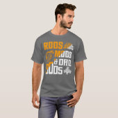 Rods Mods Dad Bods Classic Retro Car friends frien Tシャツ (正面フル)