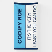 Roeをコード化する最も少ない会議 横断幕 (縦)