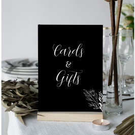 ROEブラック&ホワイトカードギフトサイン ポスター