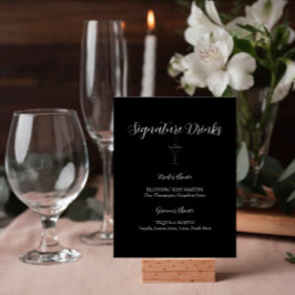 ROE白黒シグネチャードリンクサイン ポスター