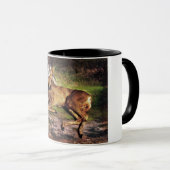 Roe Deer in the Forest (by Rosa Bonheur) マグカップ (正面右)