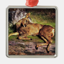 Roe Deer in the Forest (by Rosa Bonheur)