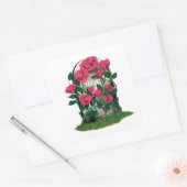 Roe Gravestone white background stickers スクエアシール (封筒)