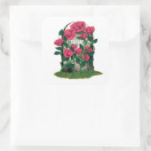 Roe Gravestone white background stickers スクエアシール (バッグ)