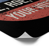 Roe Pro Choice Roe Roe Roe Your Vote Feminist ポスター (角)