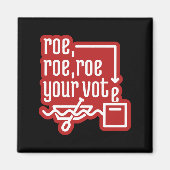Roe Roe投票4 マグネット (正面)