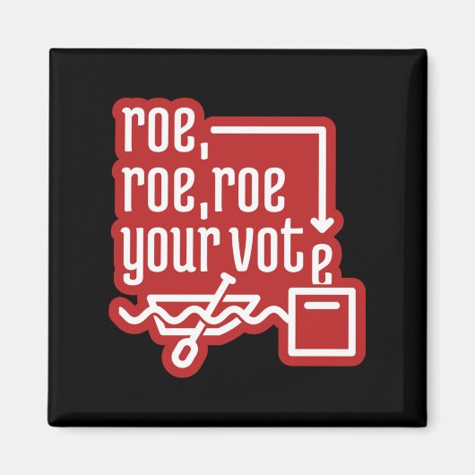 Roe Roe投票4 マグネット (正面)