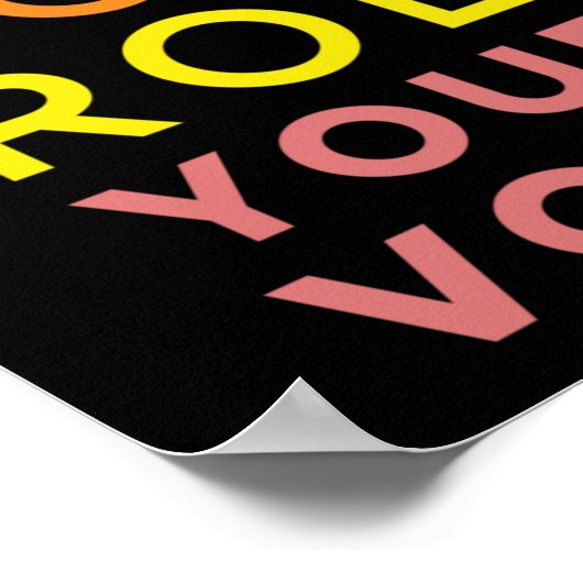 Roe Roe投票6 ポスター (角)