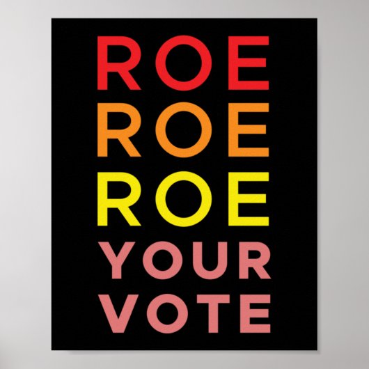 Roe Roe投票6 ポスター (正面)