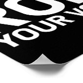 Roe Roe投票76 ポスター (角)