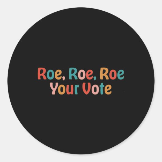 Roe Roe投票88 ラウンドシール (正面)