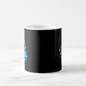 Roe roe roe your vote pro choice コーヒーマグカップ (中央)