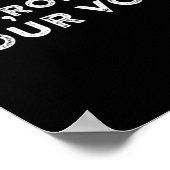 roe roe roe your vote  pro choice 9 ポスター (角)