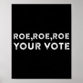 roe roe roe your vote  pro choice 9 ポスター (正面)