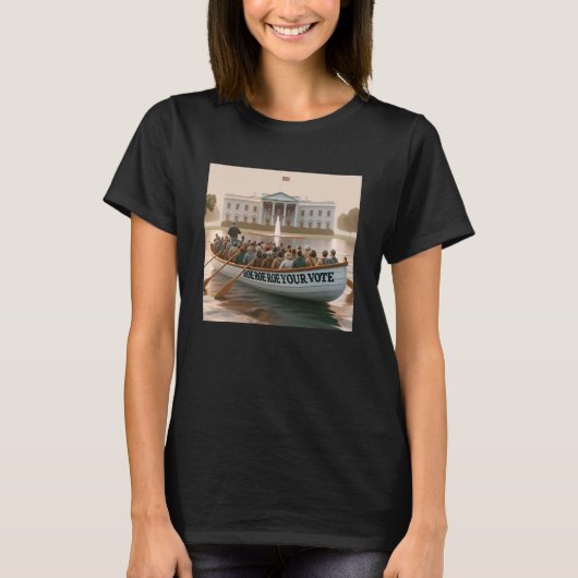 Roe Roe Roe Your Vote Tシャツ (正面)