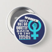 Roe V保護 Wade, Women's Rights Pro Choiceお尻 缶バッジ (正面&裏面)