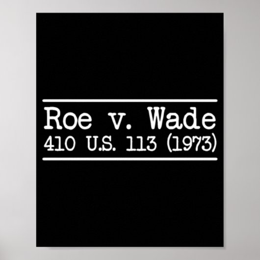 Roe V Wade引用 ポスター (正面)