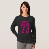 Roe V Wade 73 Pro Choice 1973女性の権利アテネ Tシャツ (正面フル)