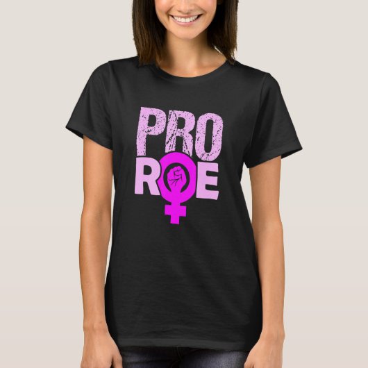 Roe V Wade Pro選択妊娠中絶女性を守る Tシャツ (正面)