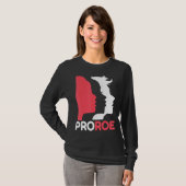 Roe V Wade Pro Choice中絶権フェミニンを守る Tシャツ (正面フル)