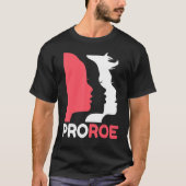 Roe V Wade Pro Choice中絶権フェミニンを守る Tシャツ (正面)