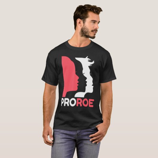 Roe V Wade Pro Choice中絶権フェミニンを守る Tシャツ (正面フル)
