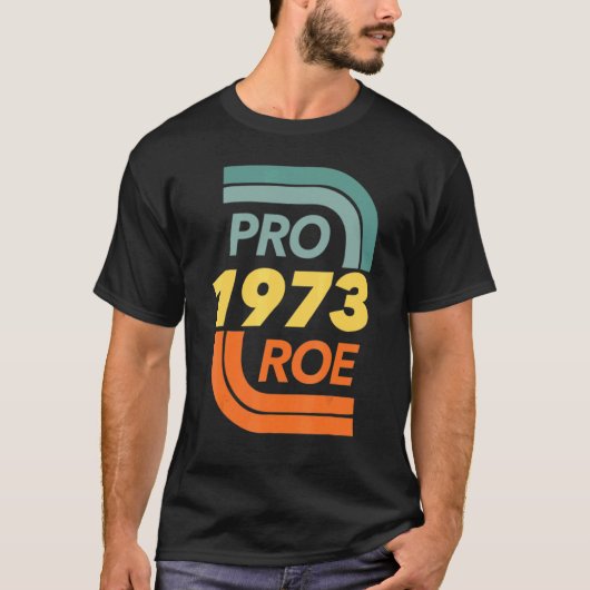 Roe V Wade Pro Choice中絶権フェミニンを守る Tシャツ (正面)