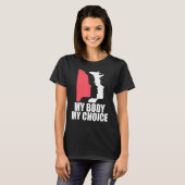 Roe V Wade Pro Choice中絶権フェミニンを守る Tシャツ (正面フル)
